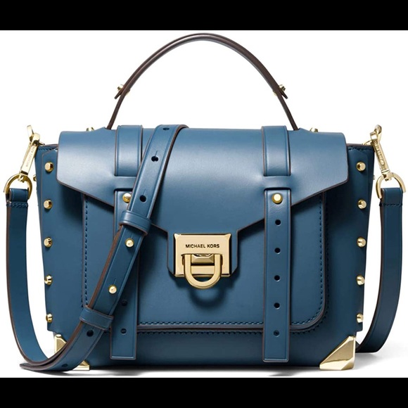 MICHAEL Michael Kors Handbags - Michael Kors Manhattan Medium Leather Satchel